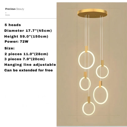 Cedi Led Staircase Chandelier