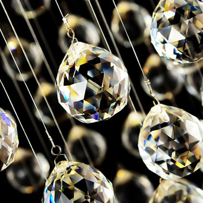 Cely Modern Raindrop Crystal Rectangle Chandelier