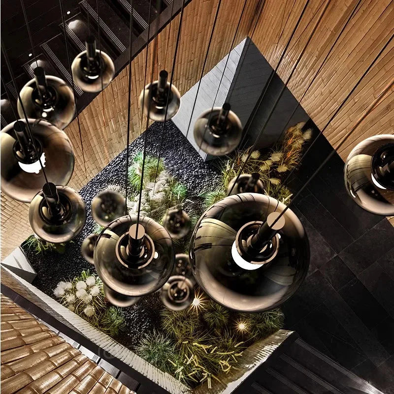 Cleo Bubble Staircase Chandelier