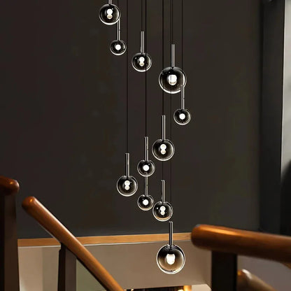Cleo Bubble Staircase Chandelier