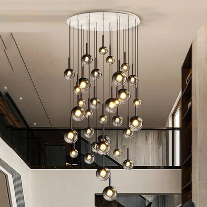 Cleo Bubble Staircase Chandelier