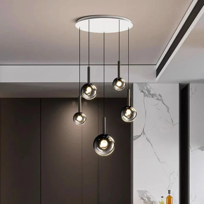 Cleo Bubble Staircase Chandelier