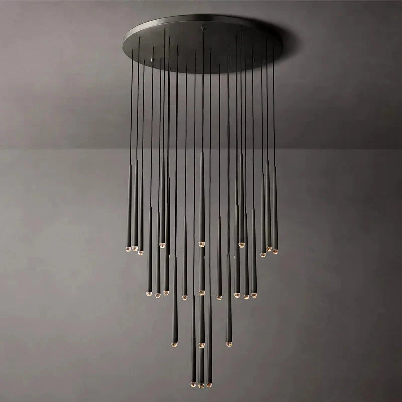 Contemporary Chandelier for High Ceiling Living Room & Foyer
