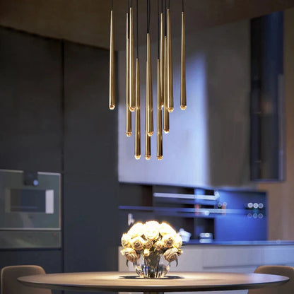 Contemporary Chandelier for High Ceiling Living Room & Foyer