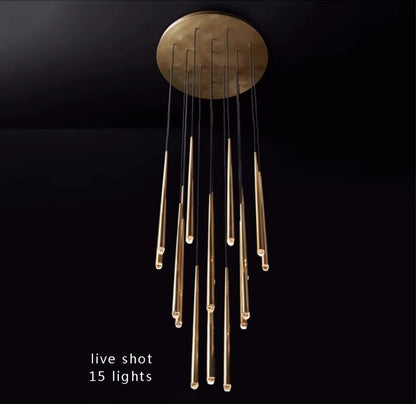 Contemporary Chandelier for High Ceiling Living Room & Foyer