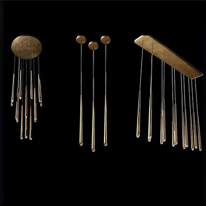 Contemporary Chandelier for High Ceiling Living Room & Foyer