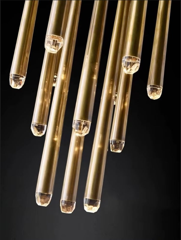 Contemporary Chandelier for High Ceiling Living Room & Foyer