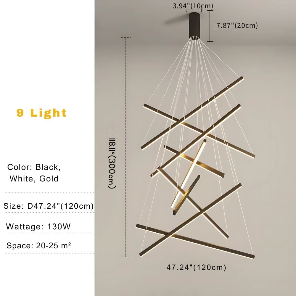 Cora Contemporary Foyer Chandelier