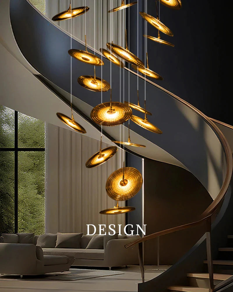 Coren Multi Glass Pendant Chandelier