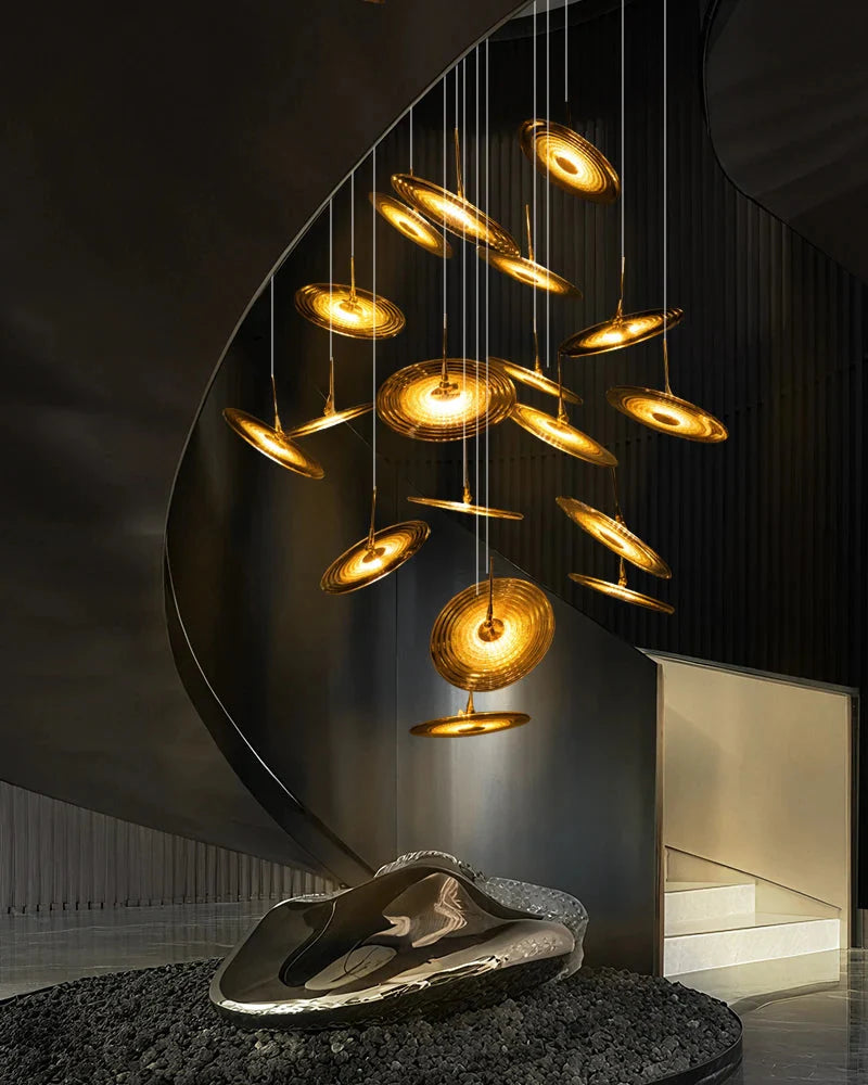 Coren Multi Glass Pendant Chandelier
