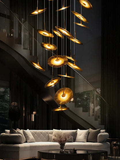 Coren Multi Glass Pendant Chandelier