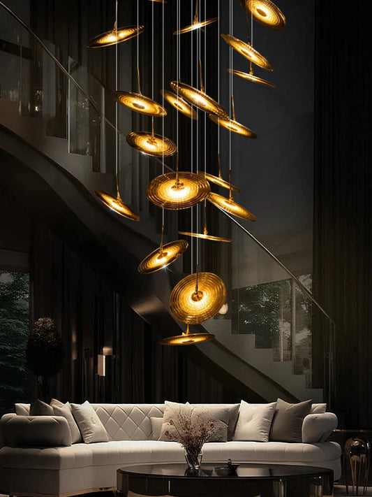 Coren Multi Glass Pendant Chandelier