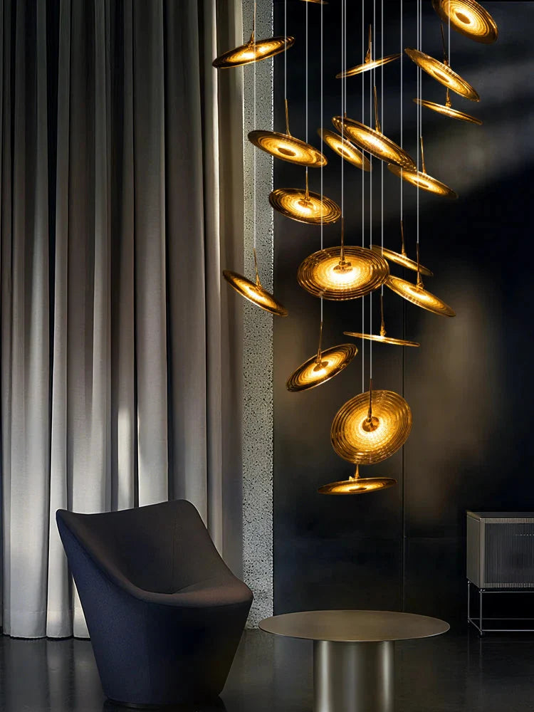 Coren Multi Glass Pendant Chandelier