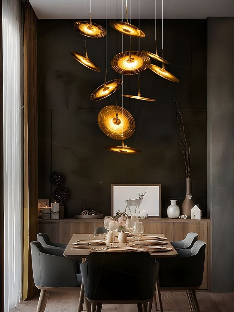Coren Multi Glass Pendant Chandelier