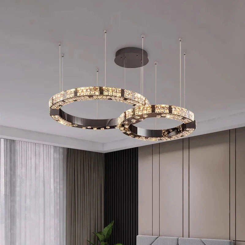 Cosmo Luxury Circle Crystal Chandelier