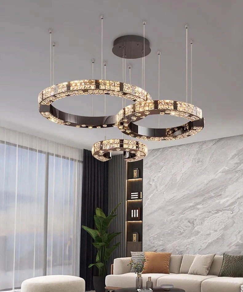 Cosmo Luxury Circle Crystal Chandelier