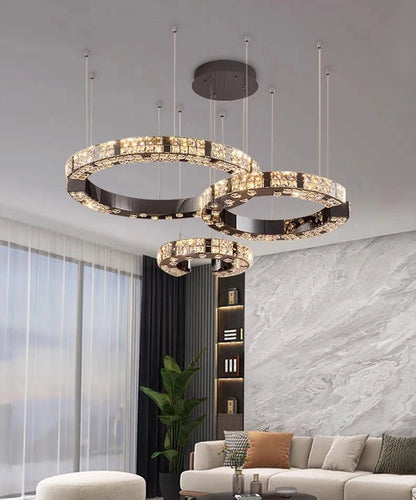 Cosmo Luxury Circle Crystal Chandelier