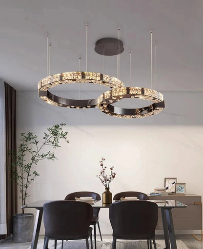 Cosmo Luxury Circle Crystal Chandelier