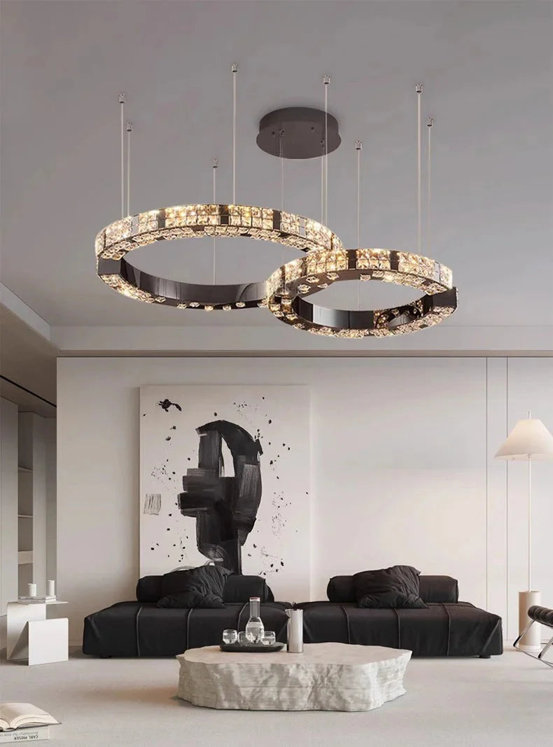 Cosmo Luxury Circle Crystal Chandelier