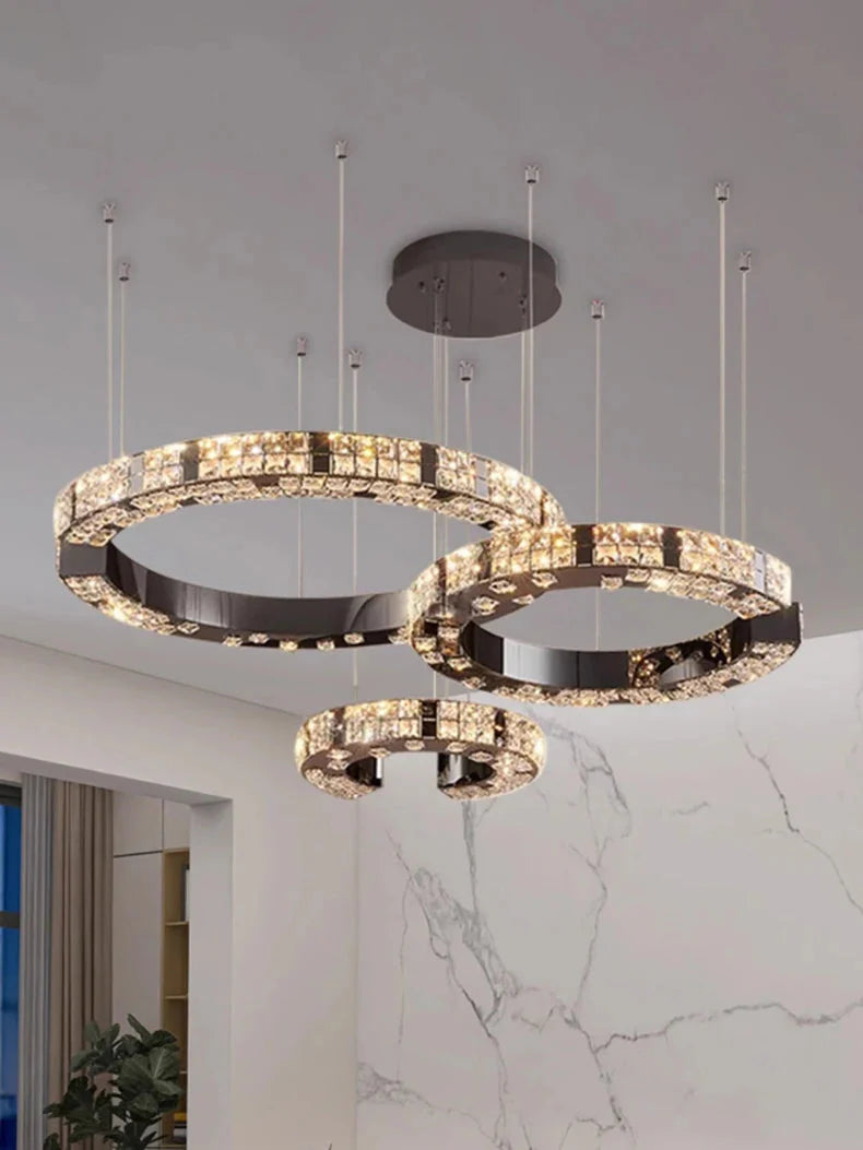 Cosmo Luxury Circle Crystal Chandelier