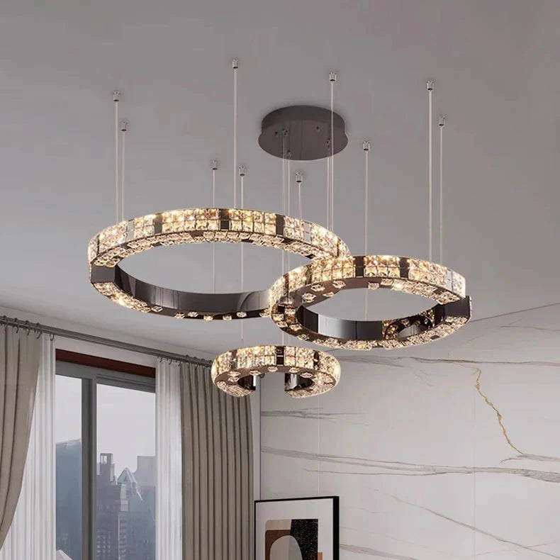 Cosmo Luxury Circle Crystal Chandelier