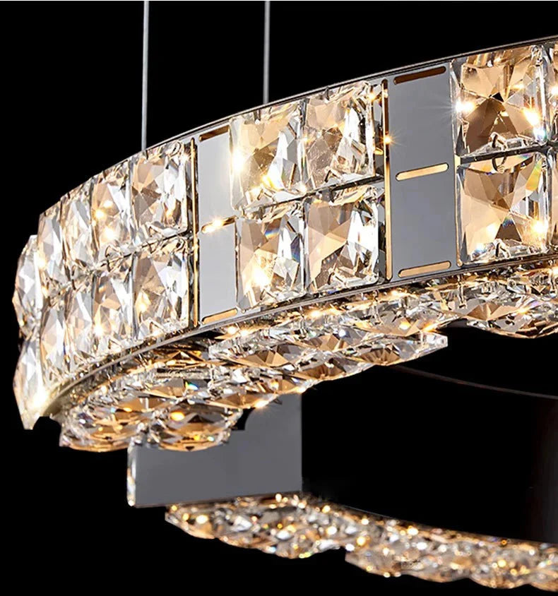 Cosmo Luxury Circle Crystal Chandelier