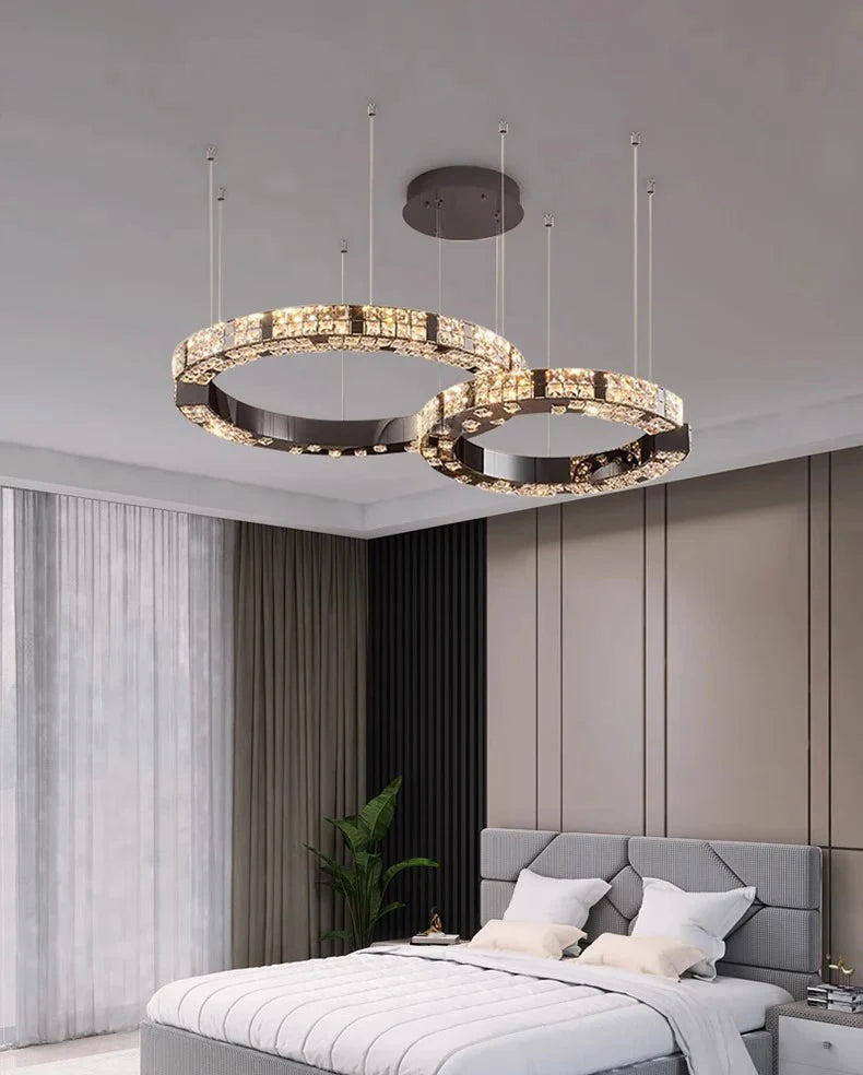 Cosmo Luxury Circle Crystal Chandelier