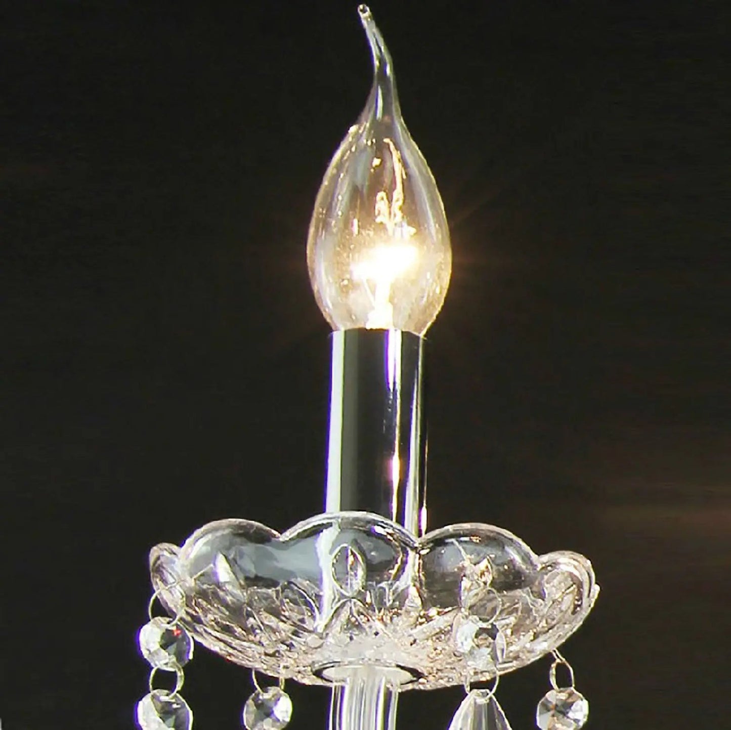Crystal Chandelier Floor Lamp