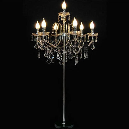 Crystal Chandelier Floor Lamp