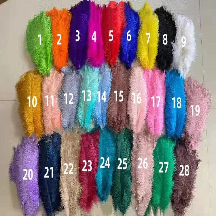 Classic Modern White Ostrich Feather Chandelier