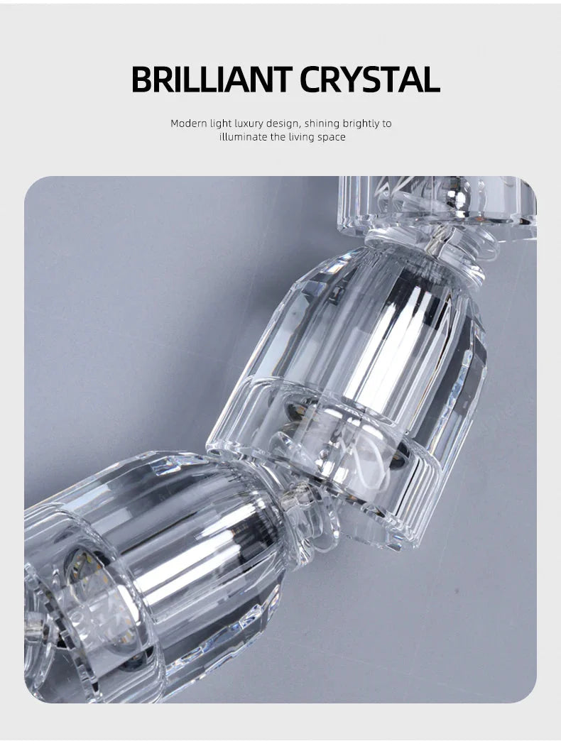 Dreon Large Crystal Chain Chandelier