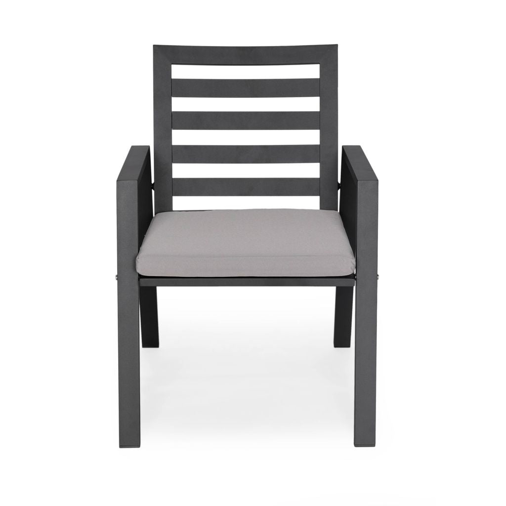 Agnes Patio Aluminum Dining Armchair - Set of 2