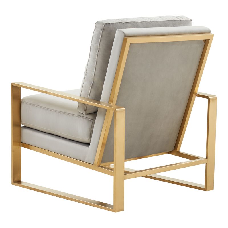 Emil Velvet Accent Armchair