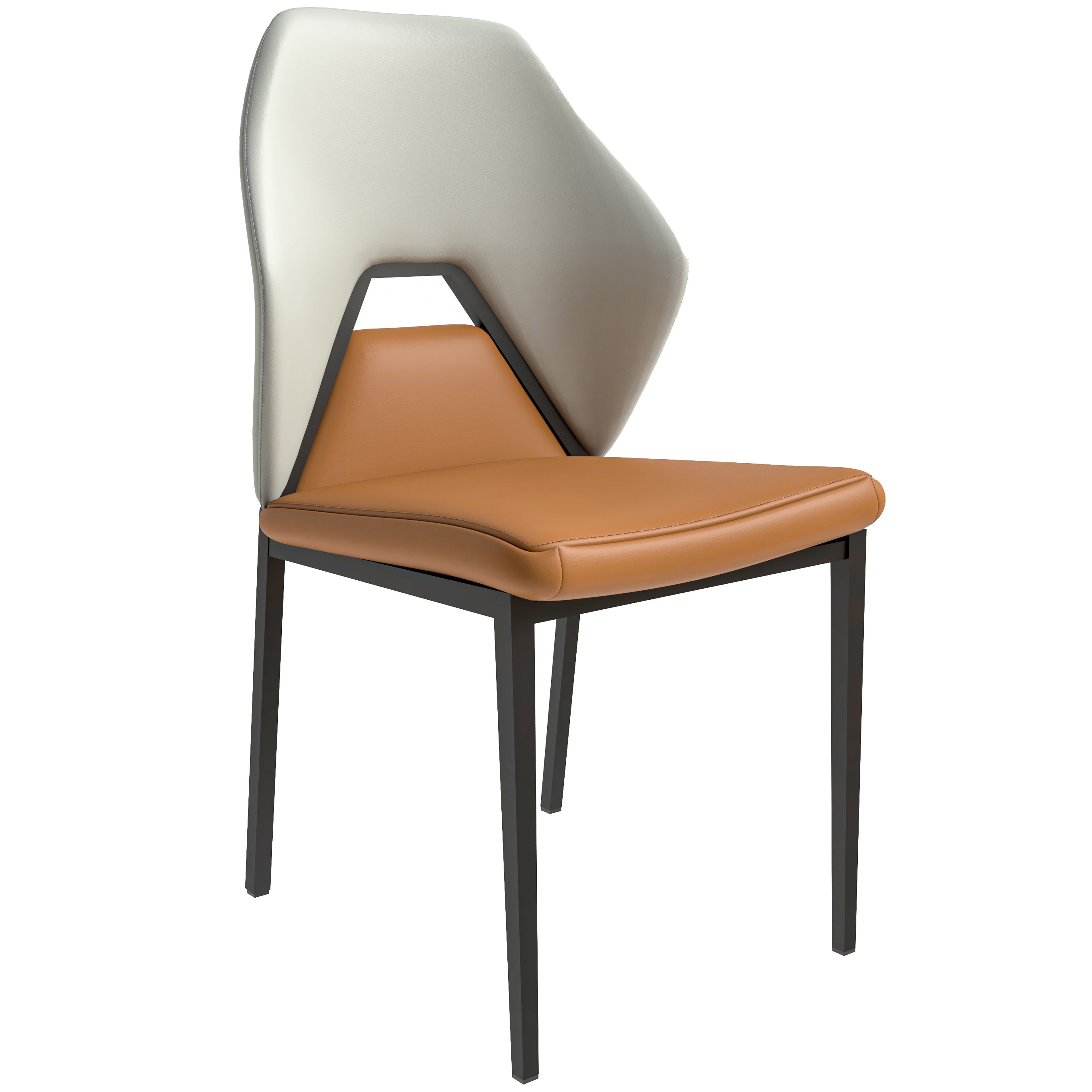 Eclat collection Modern Dining Chair in Brown