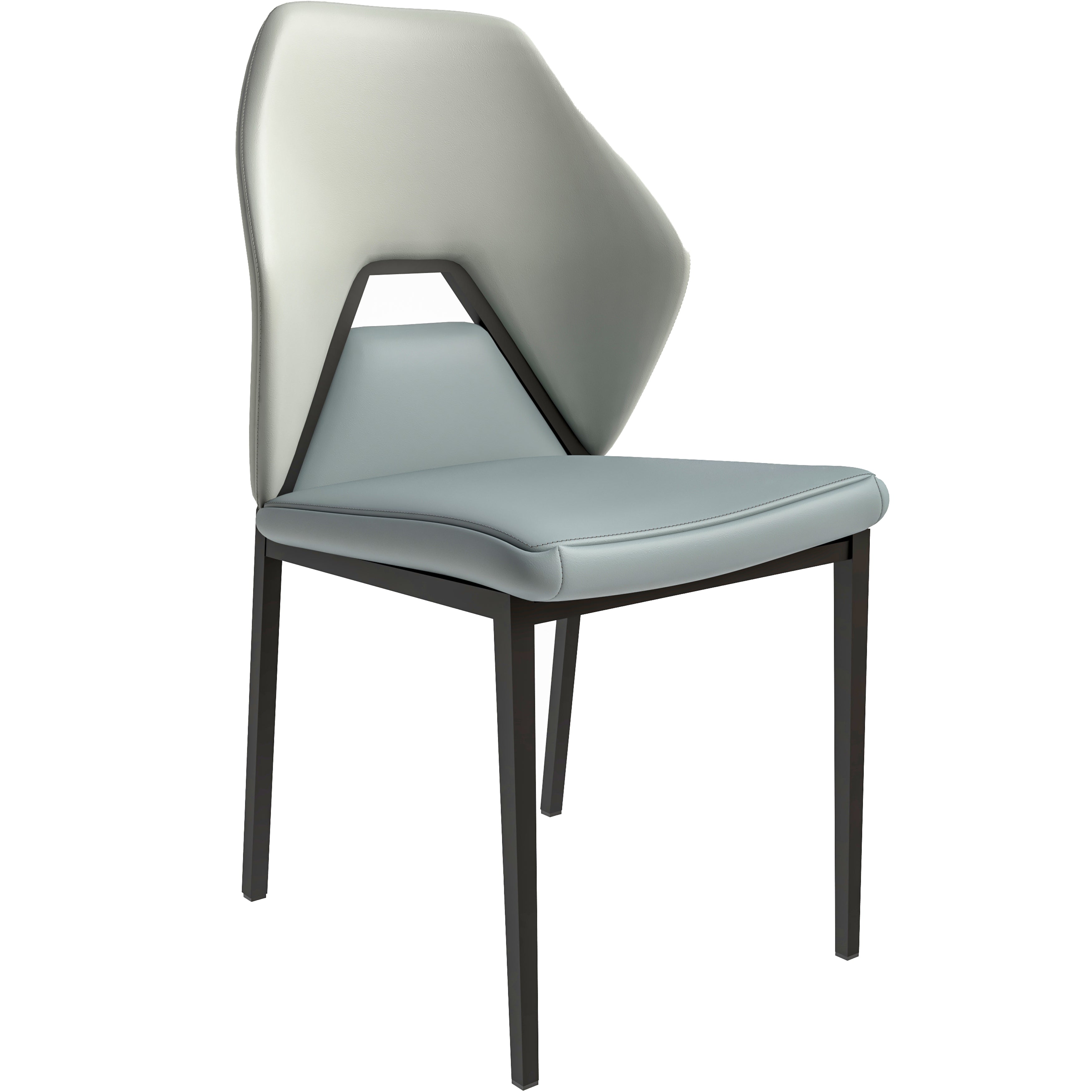 Eclat Collection Modern Dining Chair in White