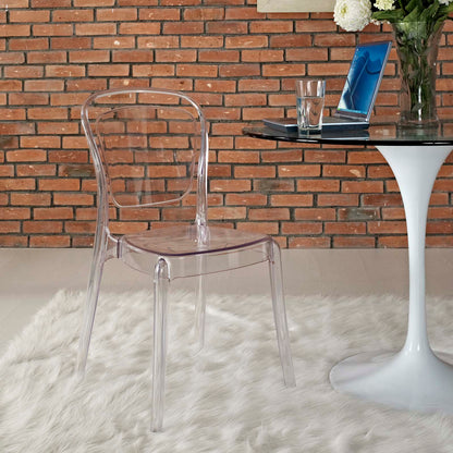 Entreat Clear Dining Side Chair