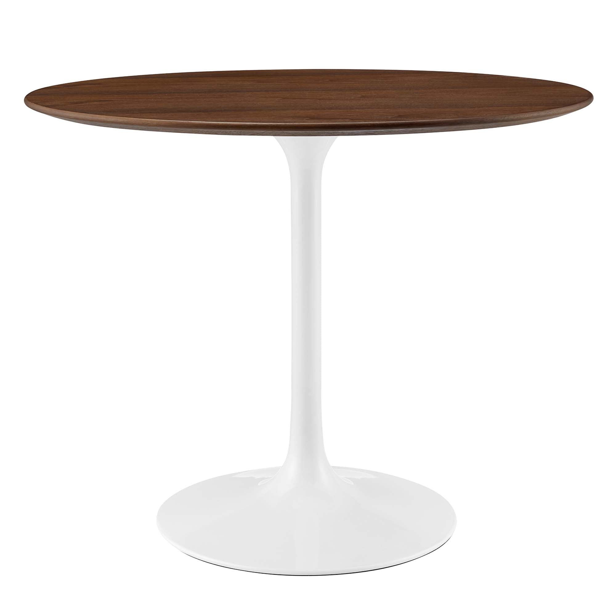 Lippa 36" Round Walnut Dining Table