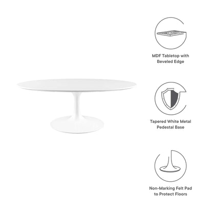 Lippa 42" Oval Coffee Table