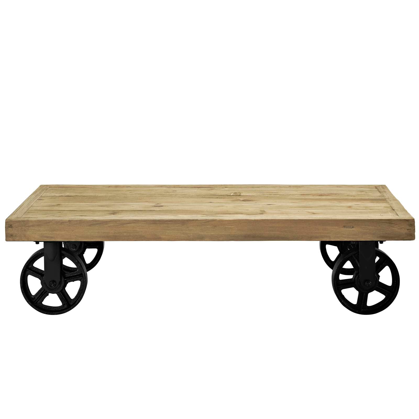 Garrison Wood Top Coffee Table