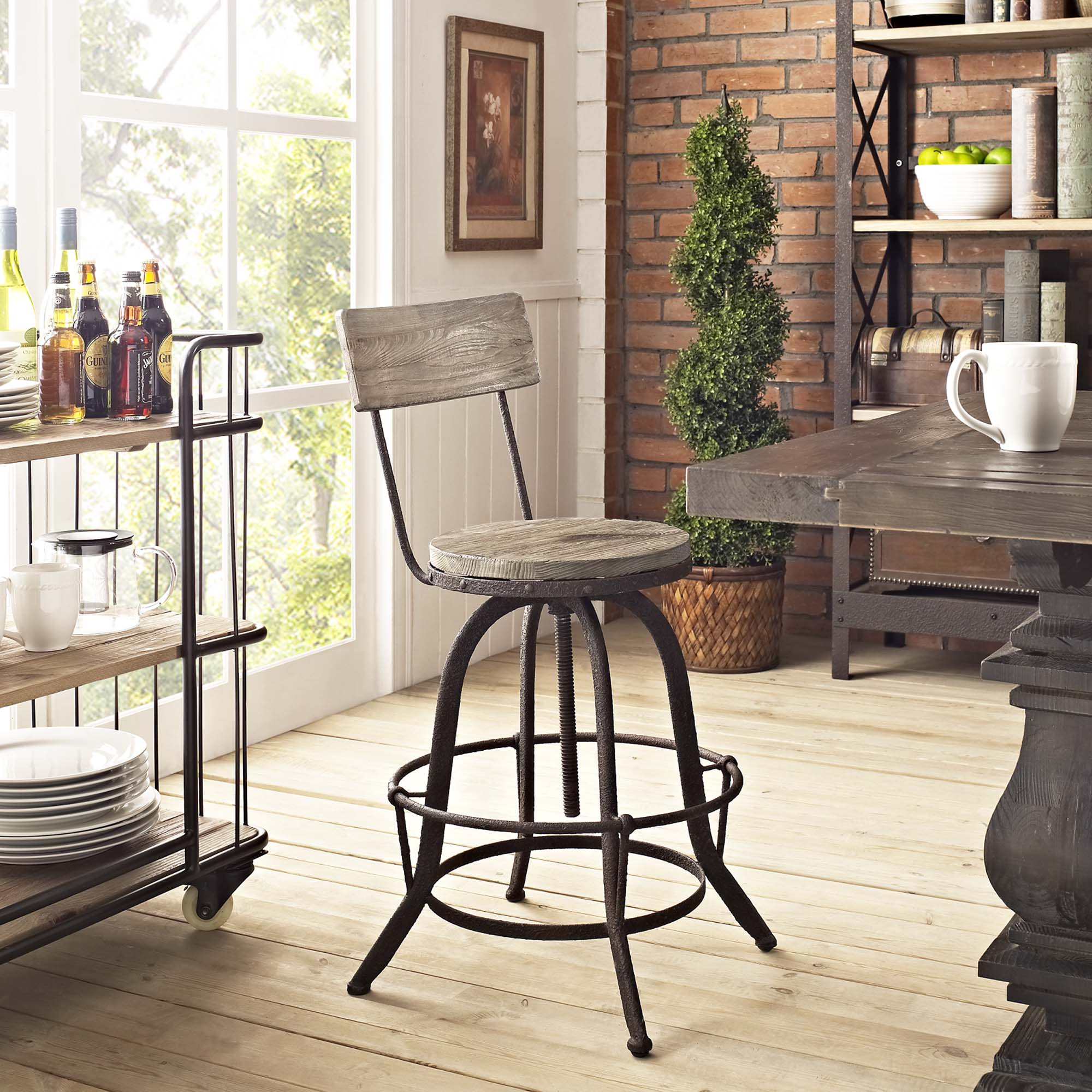 Procure Wood Bar Stool