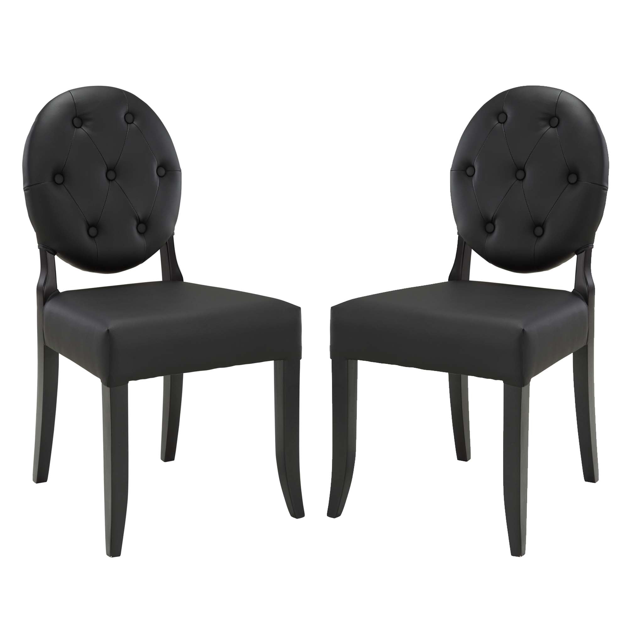 Button Dining Side Chair Set of 2