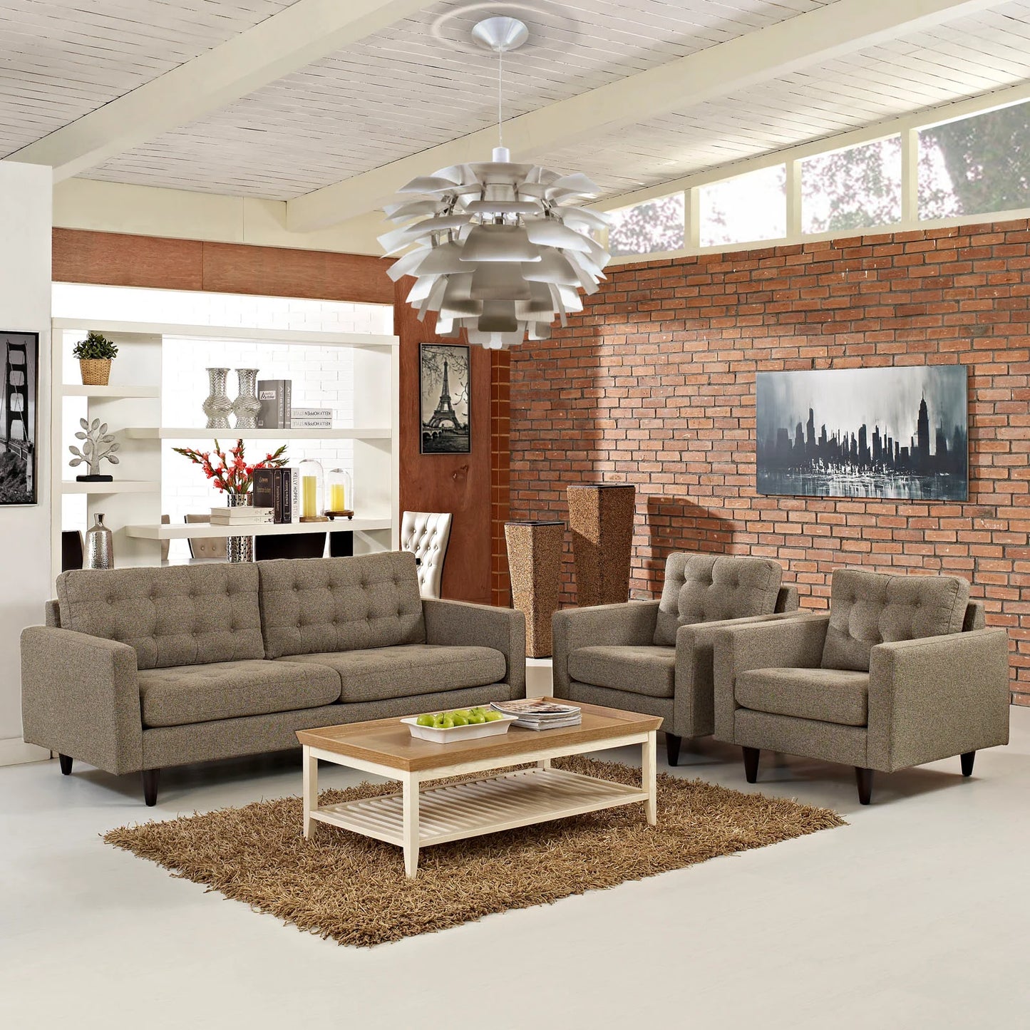 Empress Sofa and Armchairs Set of 3