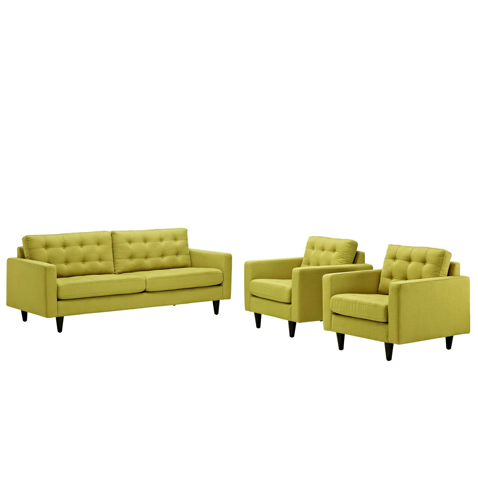 Empress Sofa and Armchairs Set of 3