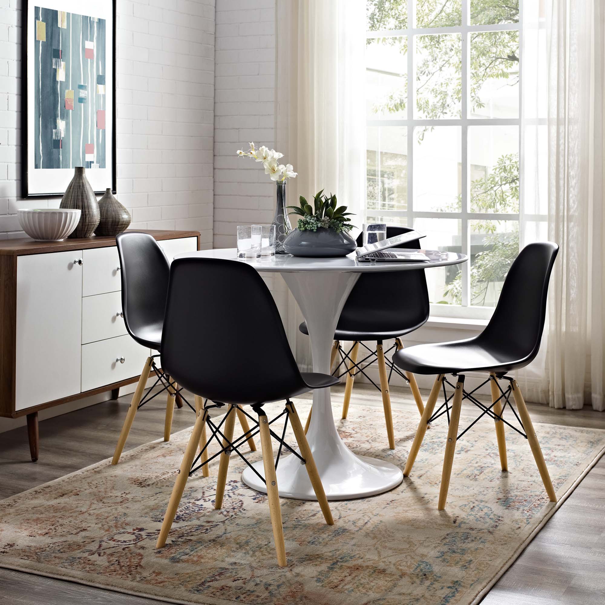 Pyramid Dining Side Chairs Set of 4