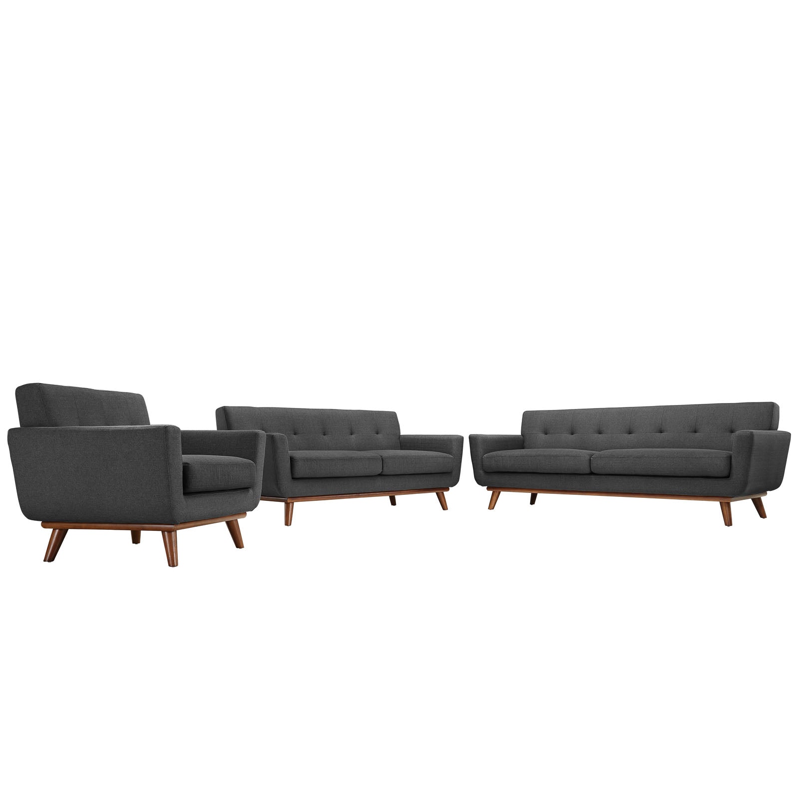 Engage Sofa Loveseat and Armchair Set of 3