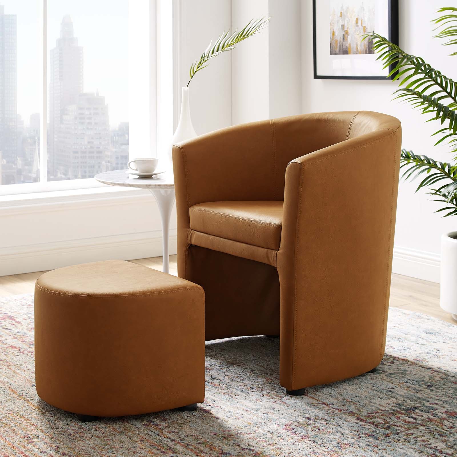 Divulge Armchair and Ottoman