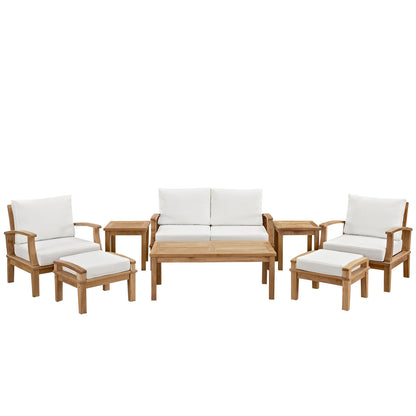 Marina 8 Piece Outdoor Patio Teak Set