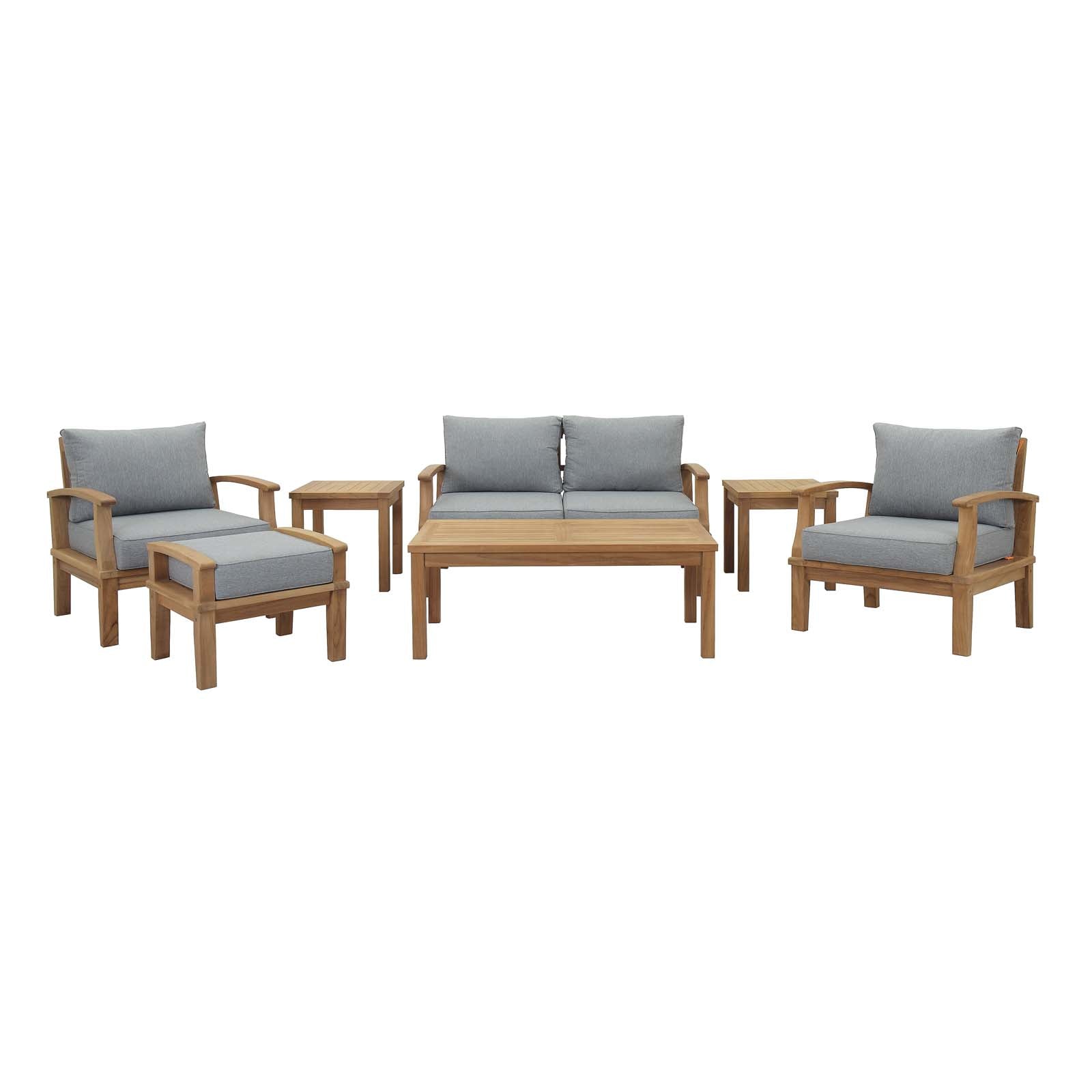 Marina 7 Piece Outdoor Patio Teak Set