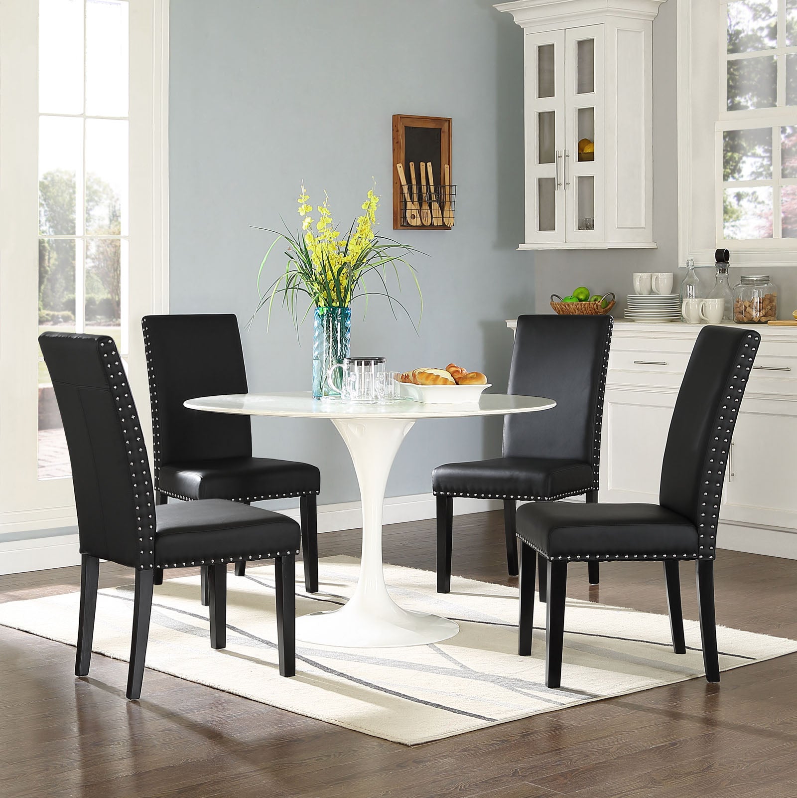 Parcel Dining Faux Leather Side Chair