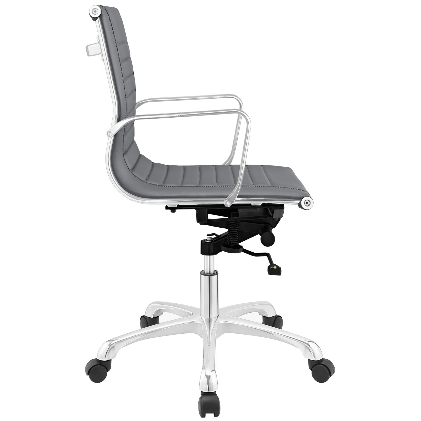 Runway Mid Back Upholstered Vinyl Office Chair